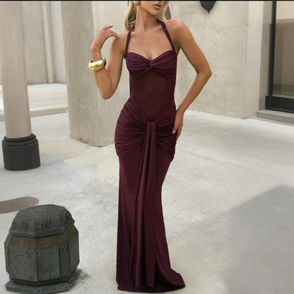 Aurelia Halter Gown