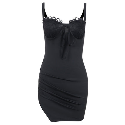 Luna Ruched Mini Dress